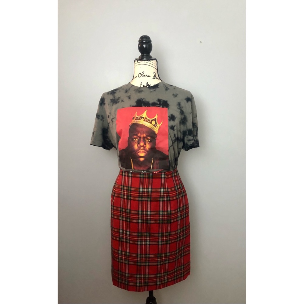 B.I.G Graphic T- shirt, Black and Grey Tie Dye Shirt, NWOT